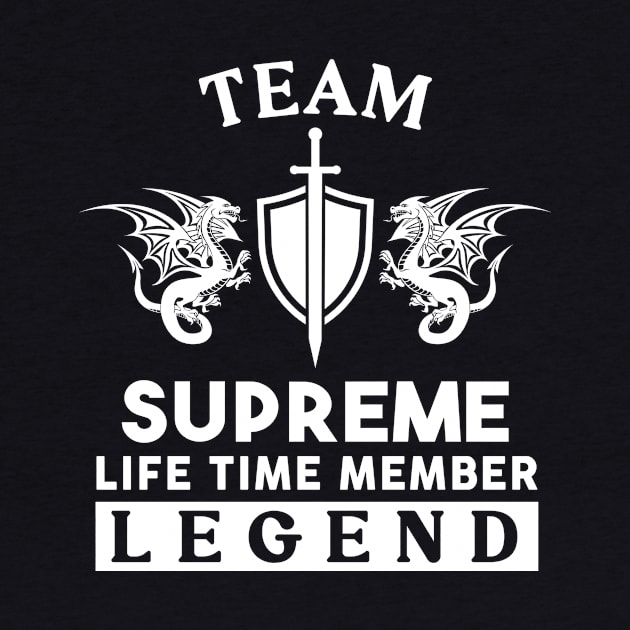 Supreme Name T Shirt - Supreme Life Time Member Legend Gift Item Tee by unendurableslemp118